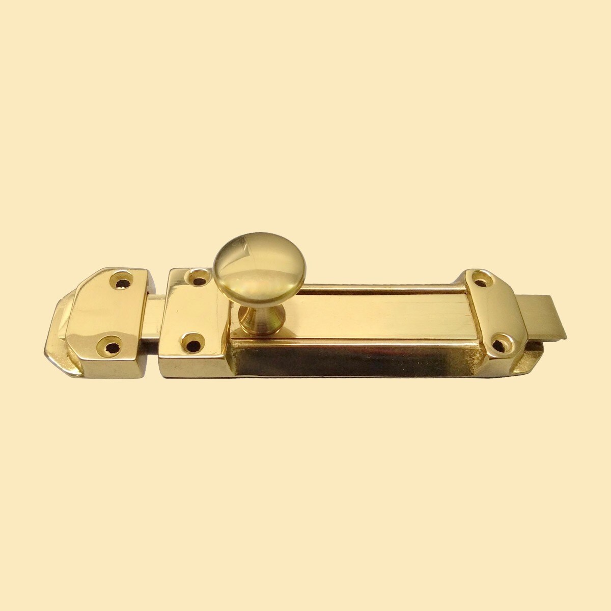 Brass Slide Bolt Door Latch 4.5 Long Antique Metal Sliding Door